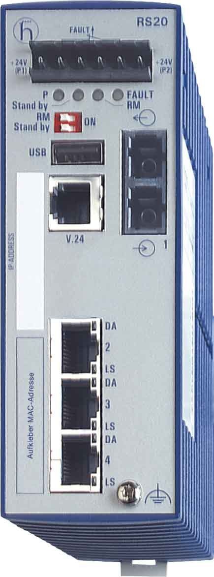 Ind.Ethernet Switch RS20-0400M2T1SDAE