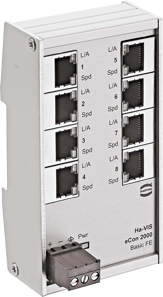 Eth. Switch 8x10/100 eCon 2080B-A