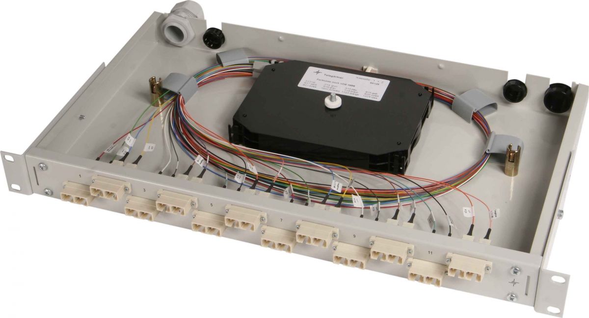 Spleißbox bestückt TNSB-BV-12ST-50-OM3