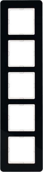 Rahmen 5-fach 10156076 Glas schwarz Rahmen 5-fach 10156076 Glas schwarz