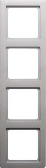 Rahmen 4-fach 10146084 alu samt lackiert Rahmen 4-fach 10146084 alu samt lackiert