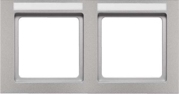 Rahmen 2-fach 10226094 alu samt lackiert Rahmen 2-fach 10226094 alu samt lackiert