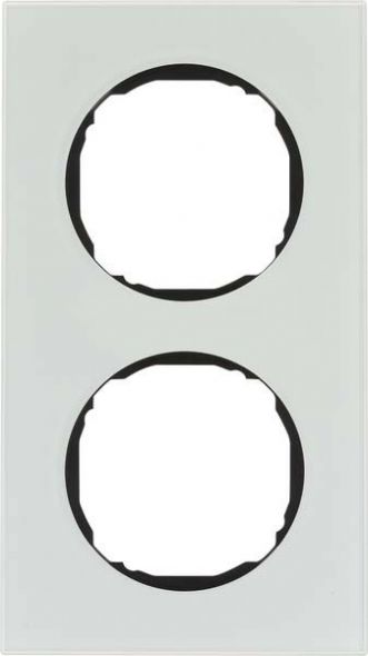 Rahmen 2-fach 10122609 Glas polarweiß Rahmen 2-fach 10122609 Glas polarweiß