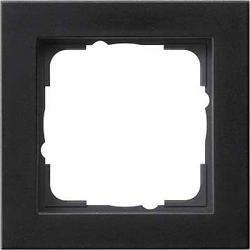 System 55 E2 1-fach Rahmen schwarz matt 021109 System 55 E2 1-fach Rahmen schwarz matt 021109