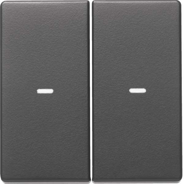 Tast-Abdeckung 2f. anth 80960326 Tast-Abdeckung 2f. anth 80960326