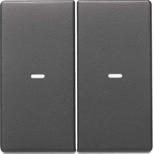 Tast-Abdeckung 2f. anth 80960326 Tast-Abdeckung 2f. anth 80960326