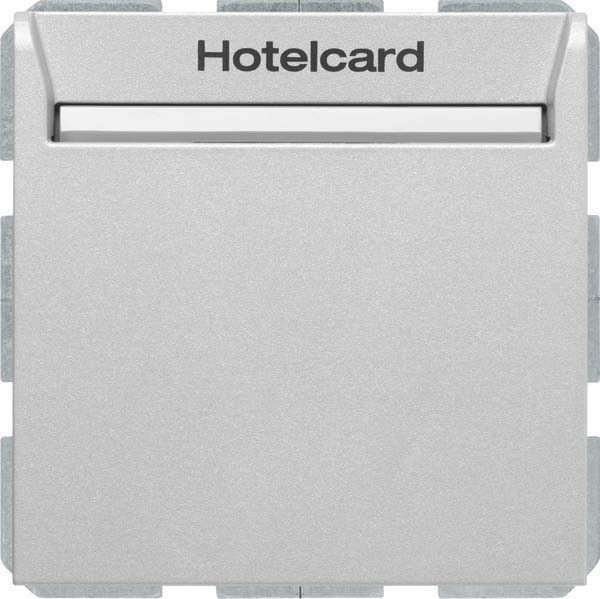 Relais-Schalter Hotelcard 16408984 alu matt lackiert Relais-Schalter Hotelcard 16408984 alu matt lackiert