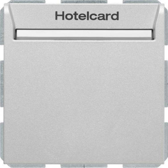 Relais-Schalter Hotelcard 16408984 alu matt lackiert Relais-Schalter Hotelcard 16408984 alu matt lackiert
