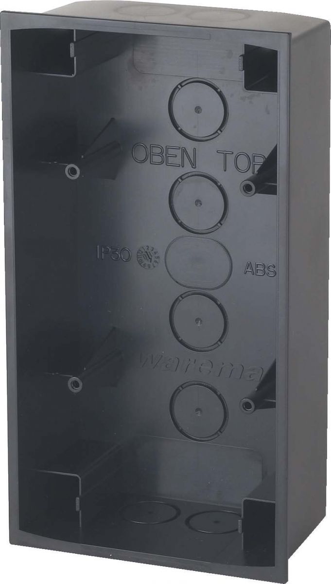 Aufputzgehäuse schwarz 1002839 Aufputzgehäuse schwarz 1002839