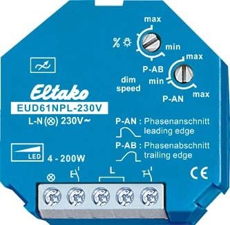 Universal-Dimmschalter EUD61NPL-230V Universal-Dimmschalter EUD61NPL-230V