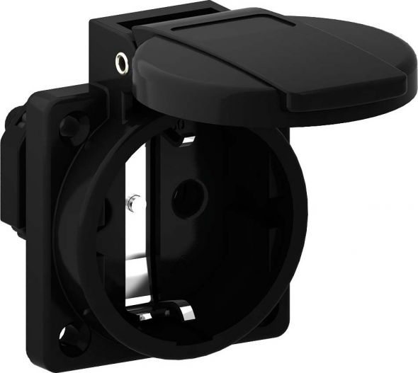 Schuko-Anbausteckdose 71101 Schuko-Anbausteckdose 71101