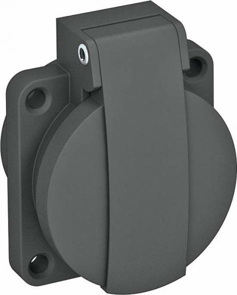 Anbausteckdose 0 Grad ASD-D0 SW