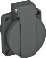 Anbausteckdose 0 Grad ASD-D0 SW