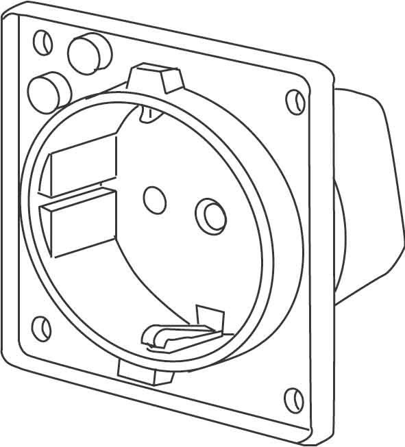 Schuko-Steckdose SW 5100.0