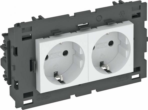 Steckdose 0 Grad, 2-fach STD-D0C8 SRO2