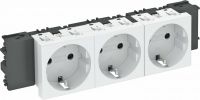 Steckdose 0 Grad, 3-fach STD-D0C RW3