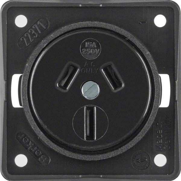 Steckdose 9625605 schwarz matt Steckdose 9625605 schwarz matt