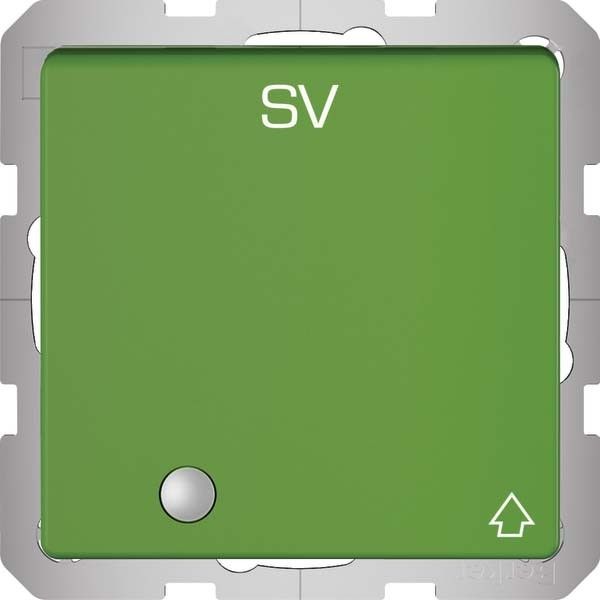 SCHUKO-Steckdose 41516013 grün samt Aufdruck SV SCHUKO-Steckdose 41516013 grün samt Aufdruck SV