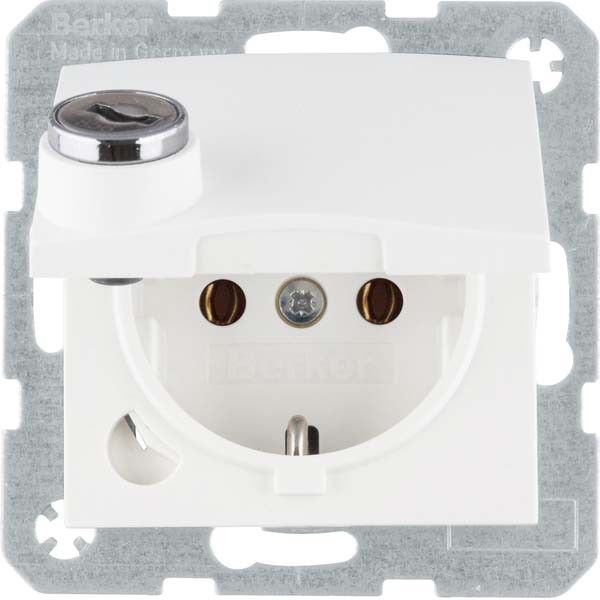 SCHUKO-Steckdose 41631909 polarweiß matt SCHUKO-Steckdose 41631909 polarweiß matt