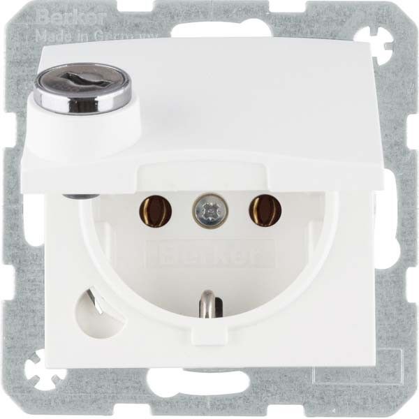 SCHUKO-Steckdose 47631909 polarweiß matt SCHUKO-Steckdose 47631909 polarweiß matt