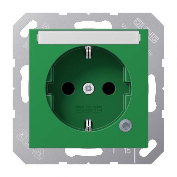 SCHUKO-Steckdose 16A 250V ABA 1520 BFNAKO GN SCHUKO-Steckdose 16A 250V ABA 1520 BFNAKO GN
