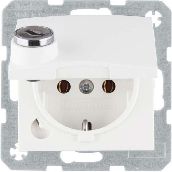 SCHUKO-Steckdose 41631909 polarweiß matt SCHUKO-Steckdose 41631909 polarweiß matt