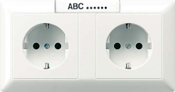 Kanal-SCHUKO-Steckdose AS 1522 NA WW Kanal-SCHUKO-Steckdose AS 1522 NA WW
