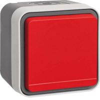 Steckdose 47403521 rot-grau