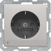 SCHUKO-Steckdose 41096084 alu samt lackiert