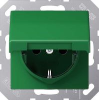 SCHUKO-Steckdose 16 A 250V ABAS 1520 BFKL GN