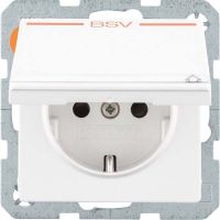 SCHUKO-Steckdose 47526099 polarweiß samt Aufdruck BSV