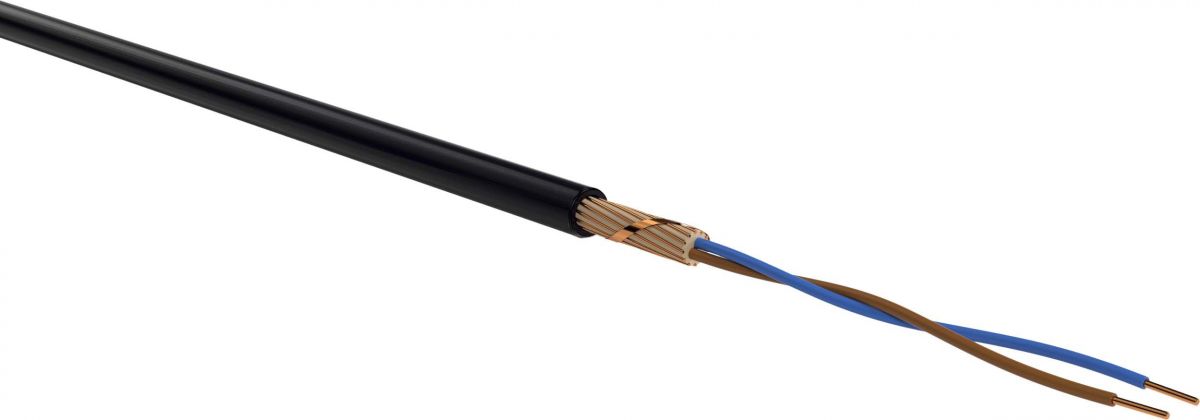 Erdkabel geschirmt NYCY 2x2,5mm² / 2,5mm² RE Schnittlänge Erdkabel geschirmt NYCY 2x2,5mm² / 2,5mm² RE Schnittlänge