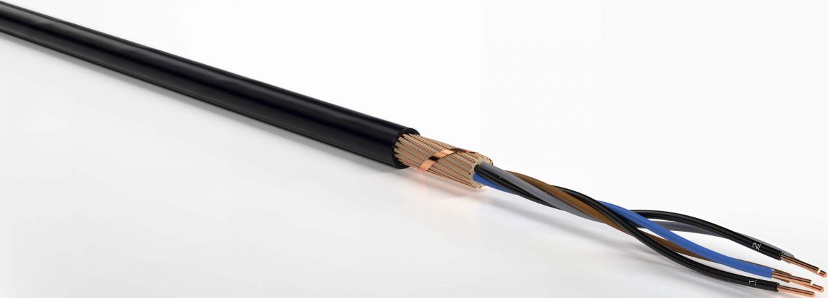 Erdkabel geschirmt NYCY 5x4mm² / 4mm² RE Schnittlänge Erdkabel geschirmt NYCY 5x4mm² / 4mm² RE Schnittlänge
