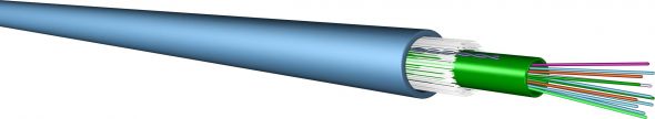 LWL-Kabel U-DQ(ZN)BH 1x8 Fasern OM3 3kN Schnittlänge