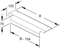 Endabgangsblech WLAB 400 F