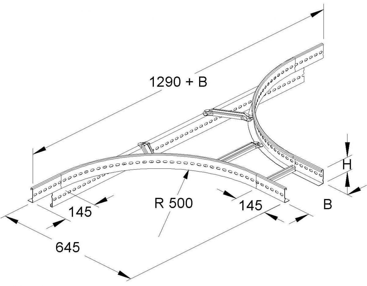 Anbau T-Stück KLTA 100.303