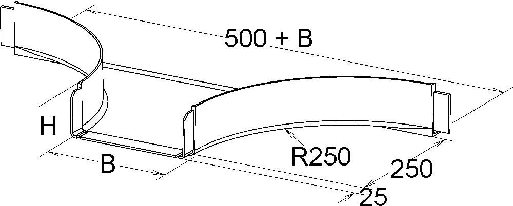 GFK-Anbau-T-Stück KPST 80.100/P