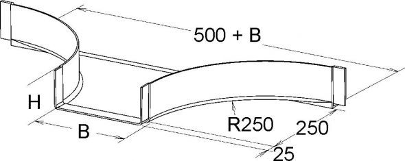 GFK-Anbau-T-Stück KKST 80.300 GFK-Anbau-T-Stück KKST 80.300