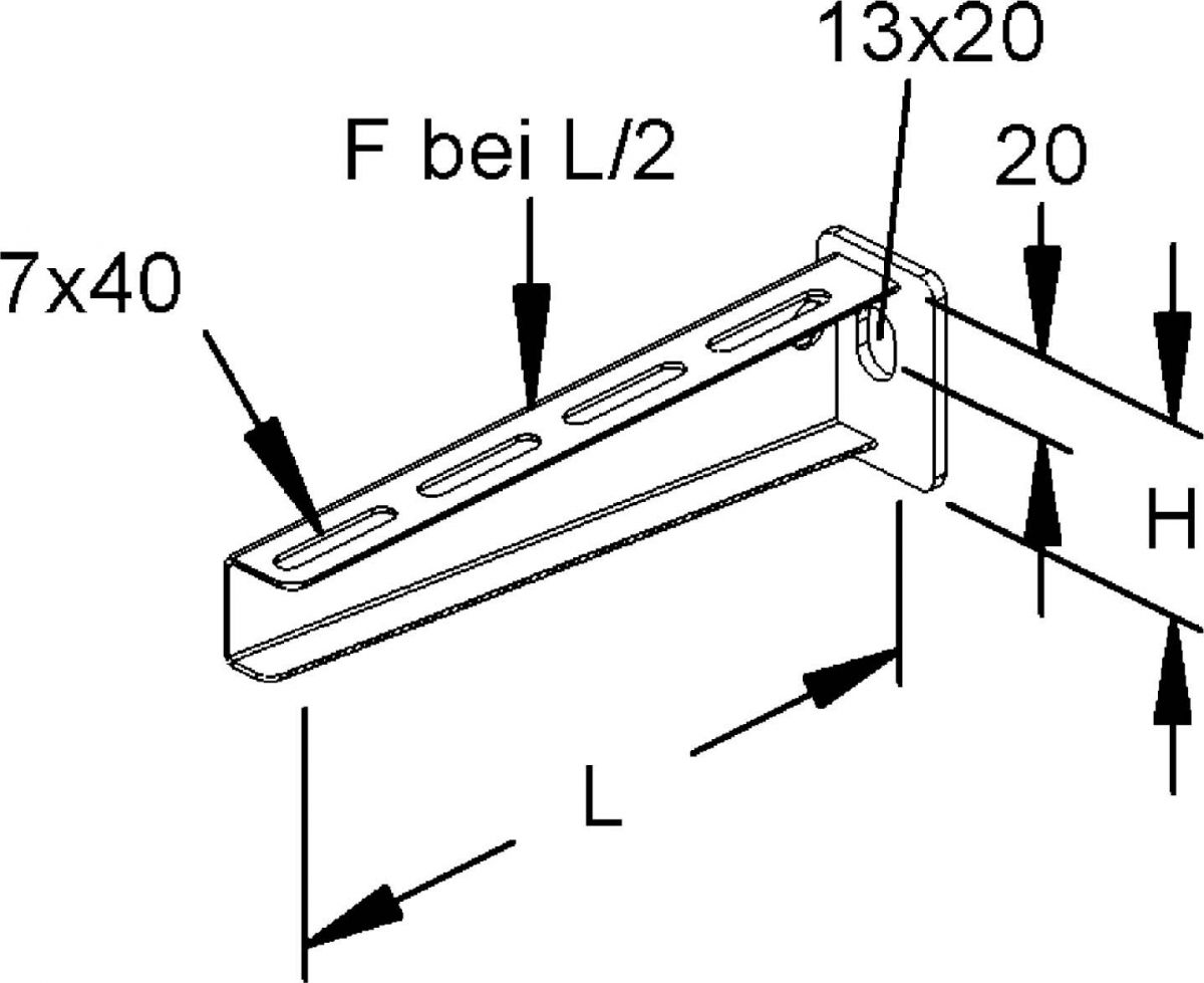 Ausleger 16B2-500