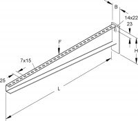 Wandausleger KTA 700 E3