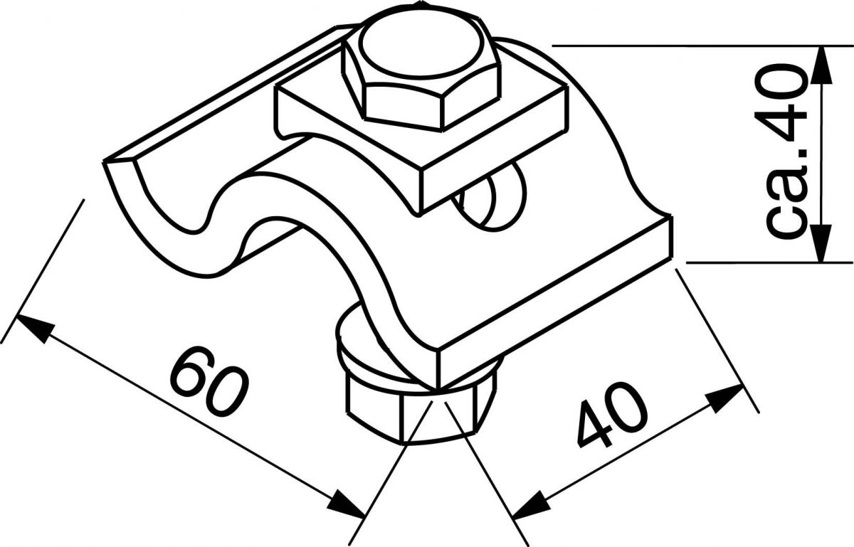 Spannklauen paar 16A4-13-D