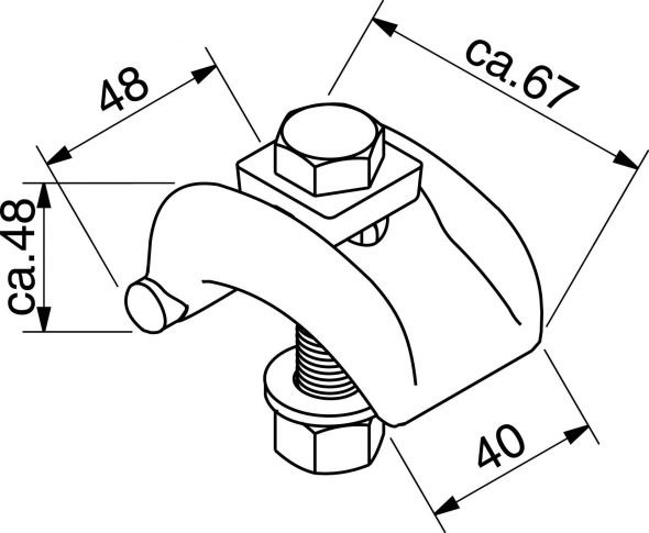 Spannpratzen paar 16A4-1-D Spannpratzen paar 16A4-1-D