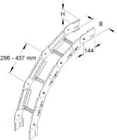 Verstellbarer Bogen KGS 100.203 F