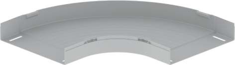 Flachbogen 90° grau 66310-48