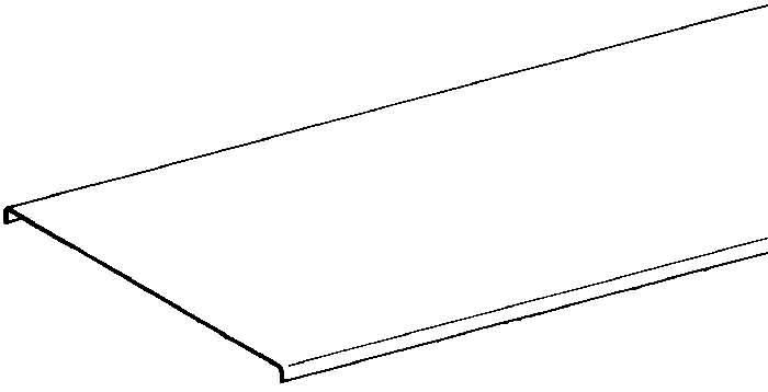 Kabelrinnendeckel RD 100 E3