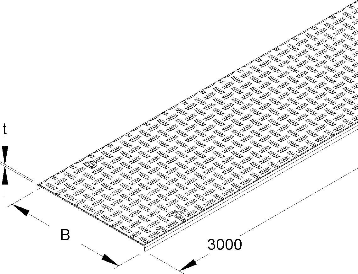 Kabelrinnendeckel RDVSRSL 200