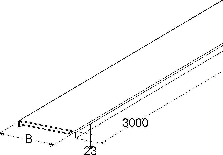 GFK-Rinnendeckel KKD 600