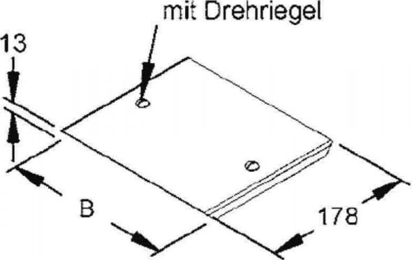 Formstückdeckel RFSDDV 60.200 Formstückdeckel RFSDDV 60.200