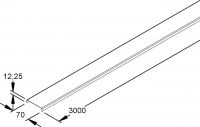 Kabelrinnendeckel RD 70