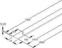 Kabelrinnendeckel RDV 70